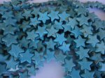 (image for) Turquoise Star beads imitation #TU1059