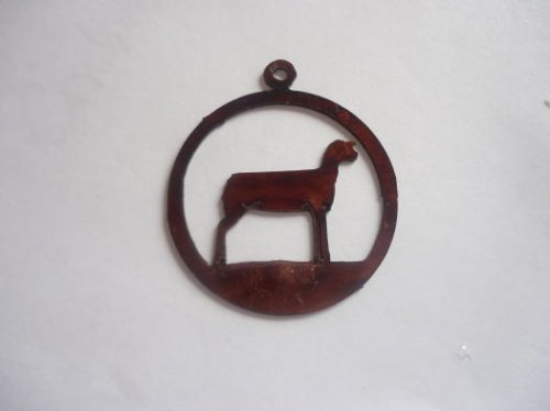 (image for) Lamb in circle Laser cut #300-3009-1"