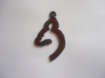 (image for) Doe metal rustic pendant #GO013-BB