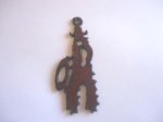 (image for) Cowboy metal cutout pendant #RR014L