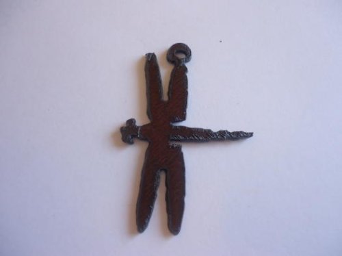 (image for) Dragon fly Metal cutout pendant #SS008L