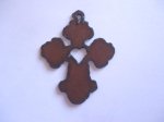 (image for) Chubby cross with heart #CC006-LH