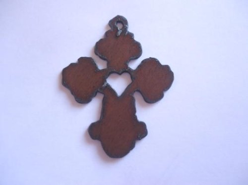 (image for) Chubby cross with heart #CC006-LH
