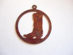(image for) Cowboy boot Charm - earrings #T-ch02