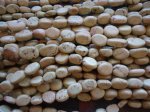 (image for) Khaki free form nugget beads #Q1139-12