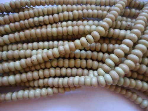 (image for) Khaki rondelle beads #Q1138-12