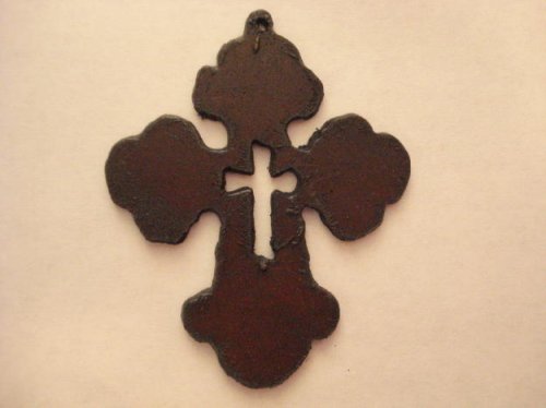 (image for) Cross metal cutout pendant #CC007