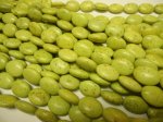 (image for) Green mustard oval beads #GG1150