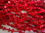 (image for) Red (lipstick) small cross beads #TU1100