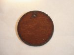 (image for) Circle metal cutout pendant #TT001-B