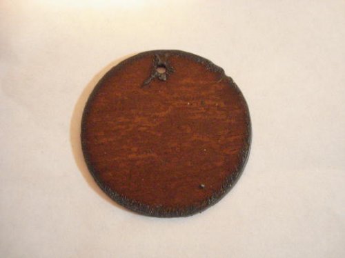 (image for) Circle metal cutout pendant #TT001-B