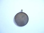 (image for) Antique Brass Blank Bezel #BLP22