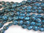 (image for) Turquoise Mosaic ovals #1365
