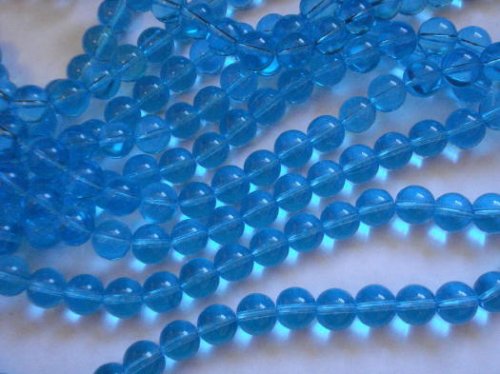 (image for) Turquoise Glass rounds - #cr1335
