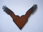 (image for) Heart with spread out wings #SH010
