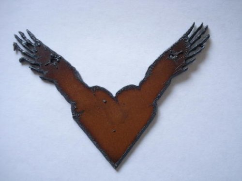 (image for) Heart with spread out wings #SH010