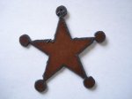 (image for) Sherrif 5 point star #LS005-2 1/2