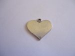 (image for) Blank metal charm for stamping #SSN1002