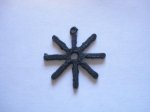 (image for) Spur rowel earrings or charms #RR001-1