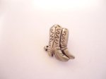 (image for) Cowboy boot metal button #BU100