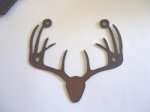 (image for) Deer Antler double rack pendant #GO014