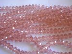 (image for) Pink crystal rondelle 8mm #1349B