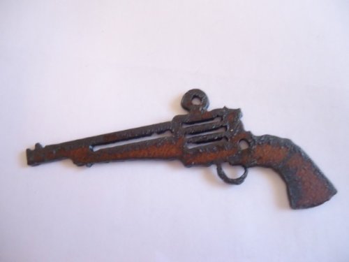 (image for) Six Shooter metal cutout pendant #RR015-L
