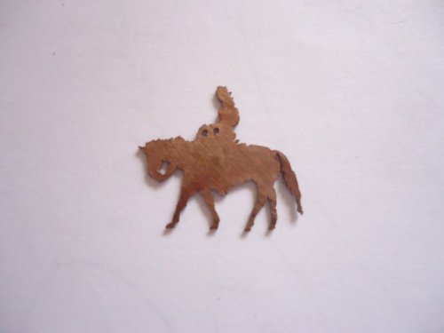(image for) Horse with rider - glue on #TSL2