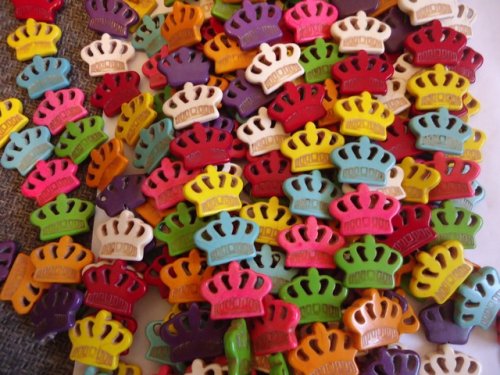 (image for) Multi colored Crown Beads #1412