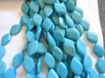 (image for) Turquoise diamond shaped beads #1439