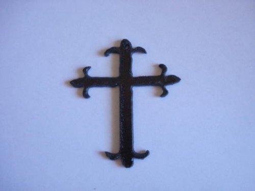 (image for) Cross w/ fleur de lis #CC021
