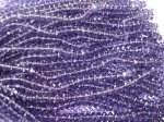 (image for) Purple crystal rondelle beads #SS1073C