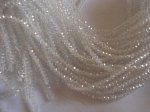 (image for) Clear AB crystal rondelle beads #SS1072