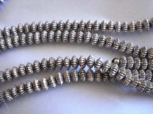 (image for) Silver pewter spacer beads #ZA-S-392-36