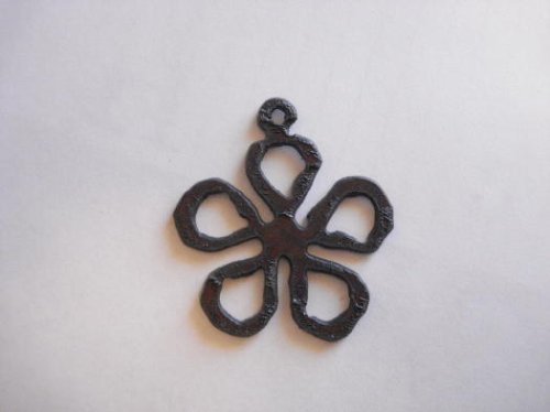 (image for) Flower frame metal pendant #CG005