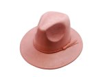 (image for) Short Brim vegan suede hat - Dusty Pink Short Brim