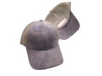 (image for) Vegan suede Mesh snap back baseball cap - MESH Dusty blue