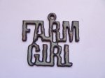(image for) Initial Letter Rowdy Metal "F" - Pendant #F-2