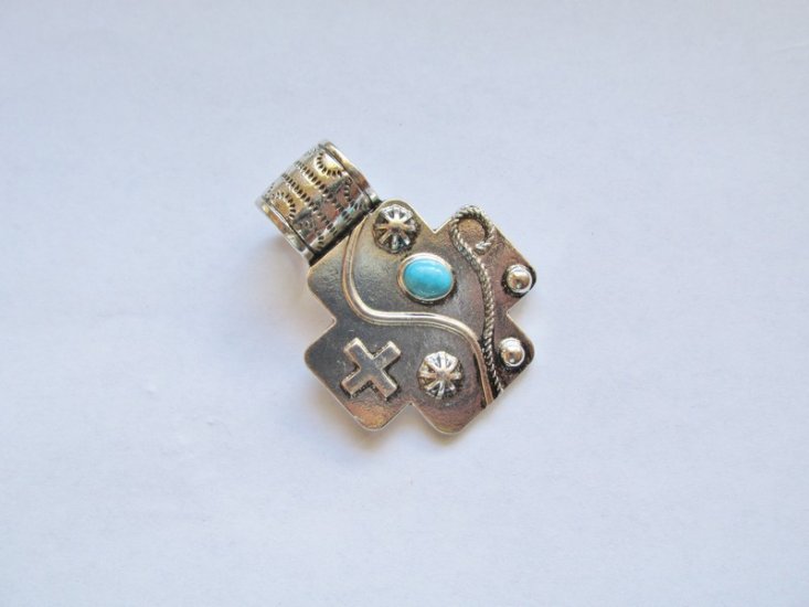(image for) Cross Pendant Antique Silver #MP-67