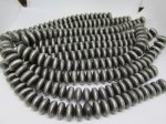 (image for) Silver Faux Indian pearls - Rondell 15mm #1878