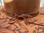 (image for) Feather hat pin silver tone