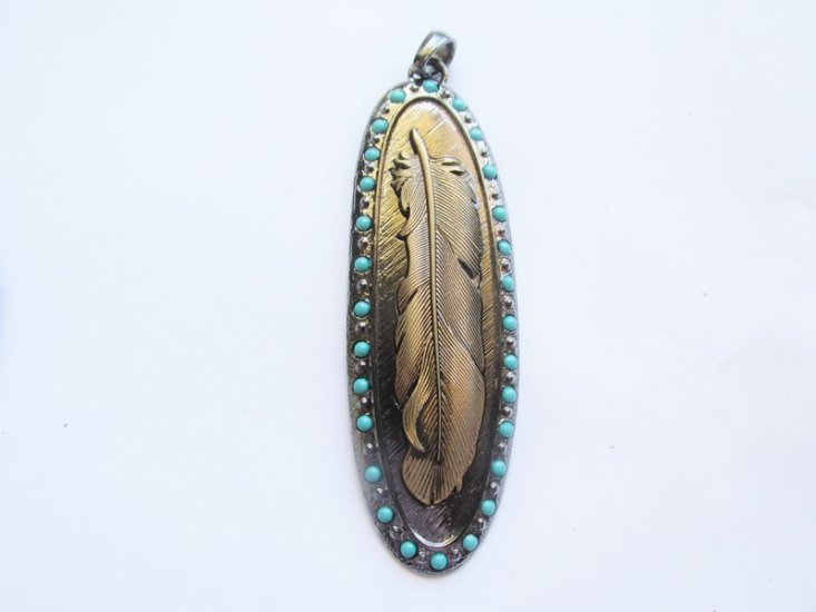 Initial Letter Rowdy Metal "F" - Pendant  #F-2