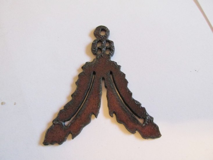 Initial Letter Rowdy Metal "F" - Pendant  #F-2