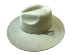 (image for) Vegan suede Wide brim hat - Fern Green