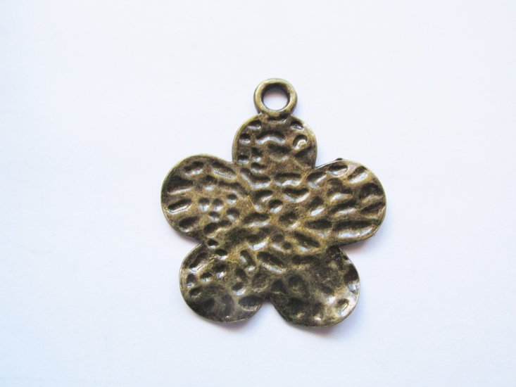 Initial Letter Rowdy Metal "F" - Pendant  #F-2