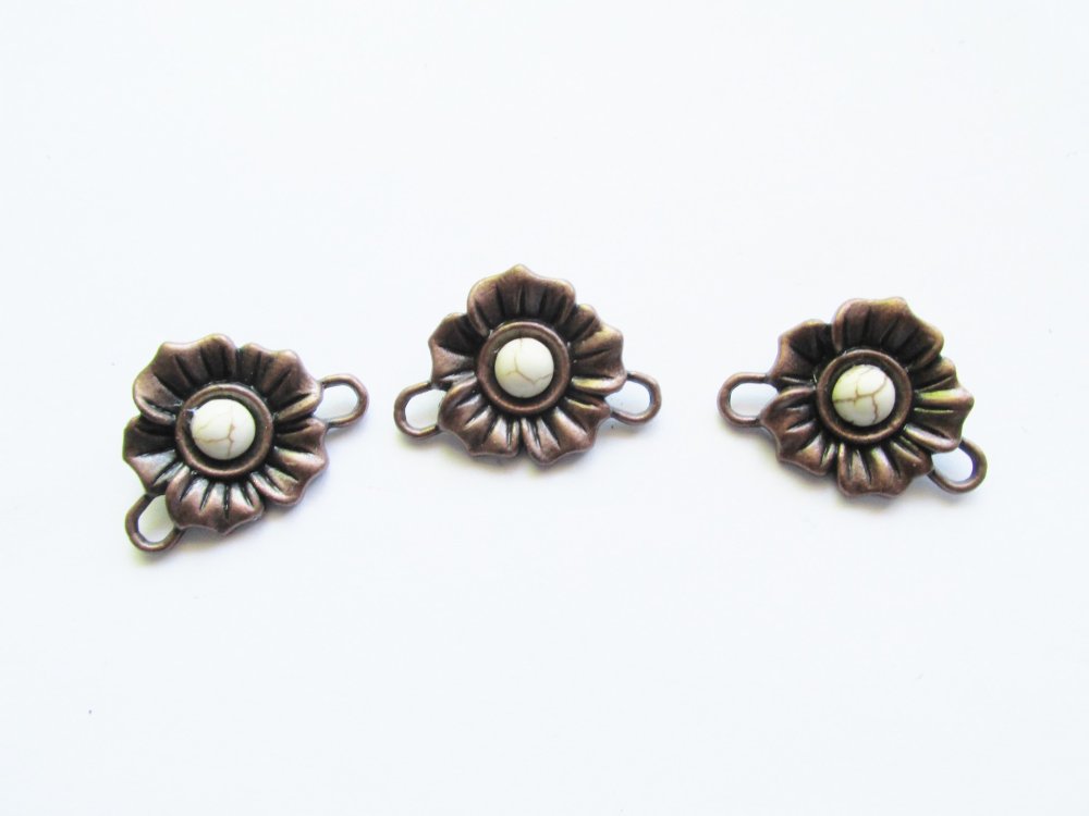 (image for) Connector - Flower (3 pcs) #con-1B