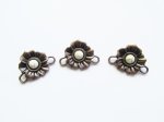 (image for) Connector - Flower (3 pcs) #con-1B
