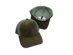 (image for) Vegan suede Mesh snap back baseball cap - Forest Mesh