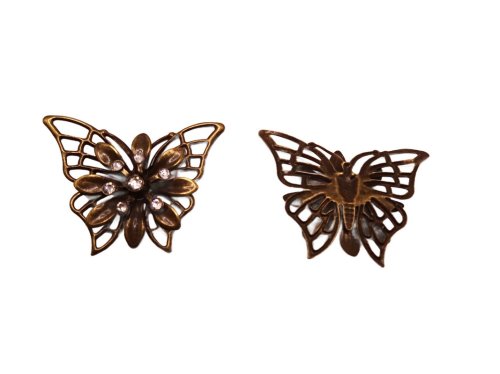 (image for) Butterfly antique Bronze #HB-17