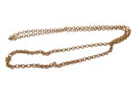 (image for) Gold aluminum light weight chain 30in